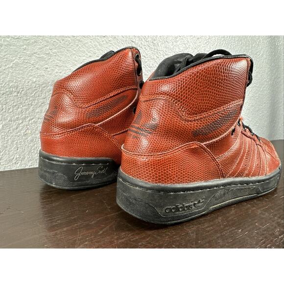 ADIDAS ORIGINALS JEREMY SCOTT JS WINGS 1.0 BBALL MEN'S SIZE US 7.5 RED S77803 - Picture 6 of 11